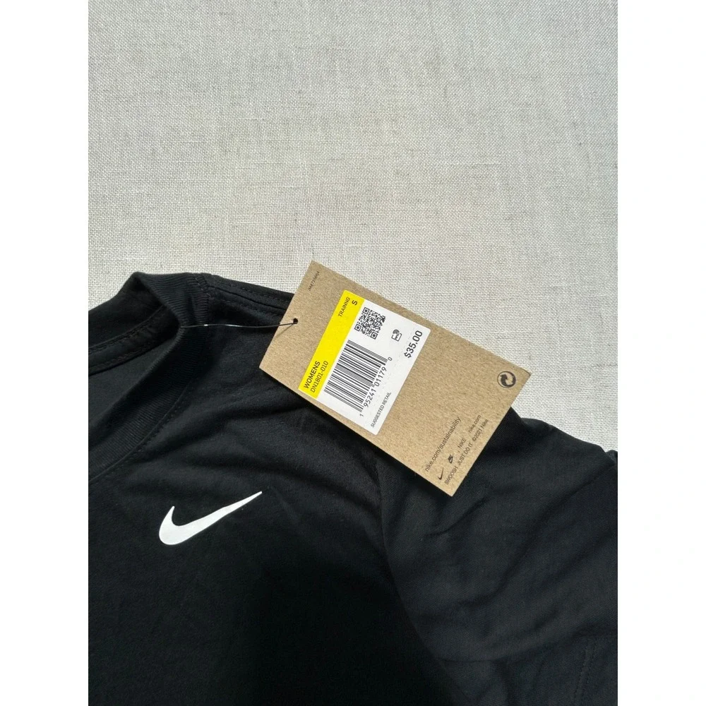 Nike Dri-FIT Training Tee Womens Small Black DN1801-010